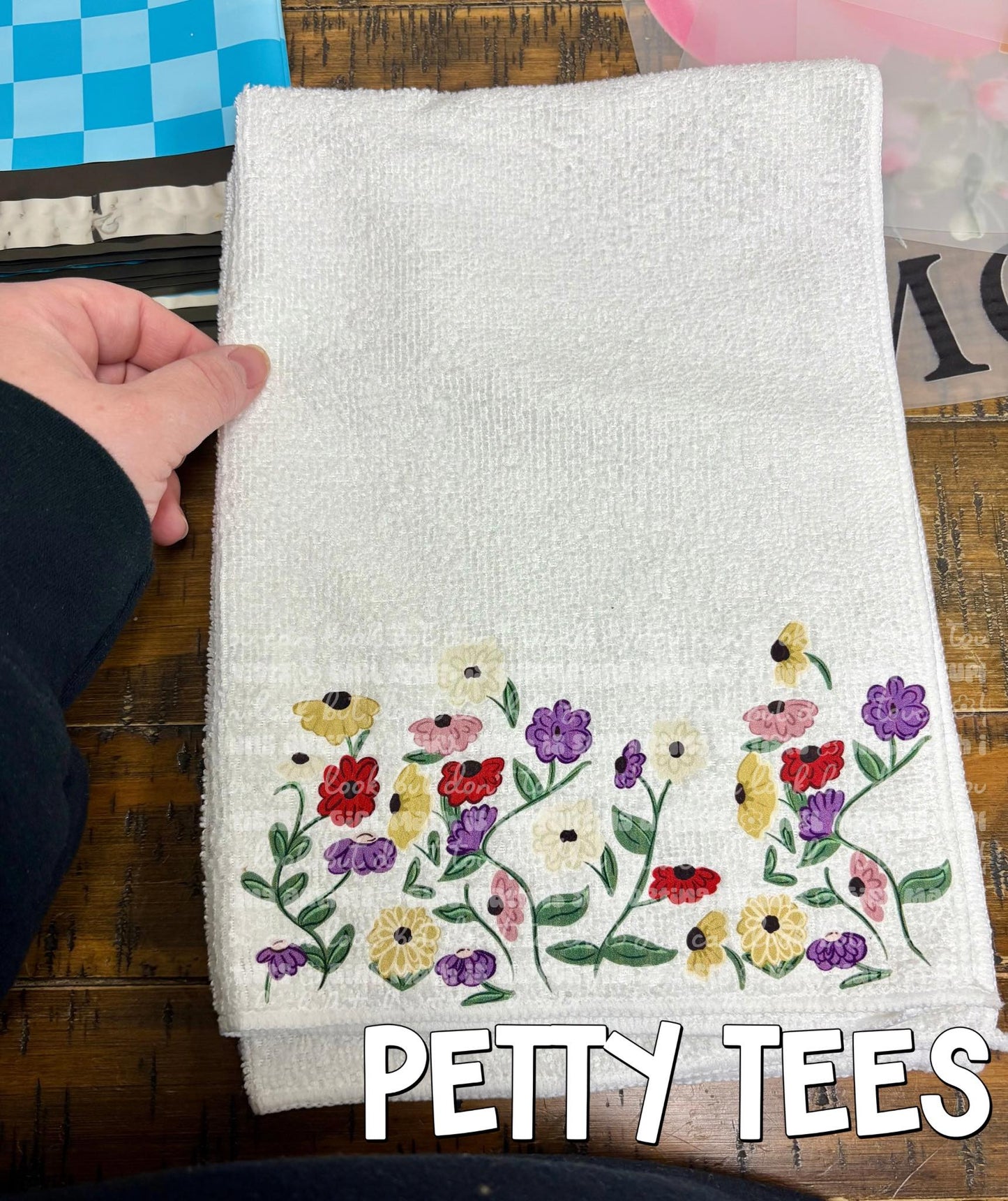 Secret song tea towel