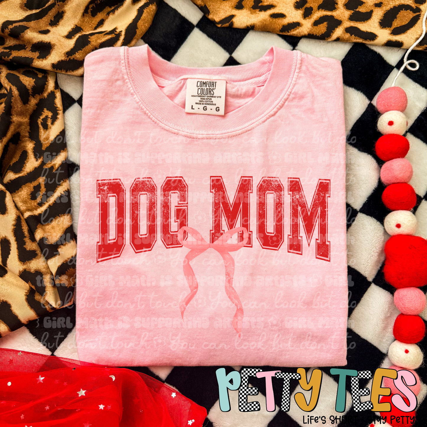 Dog Mom Bow/ BLOSSOM