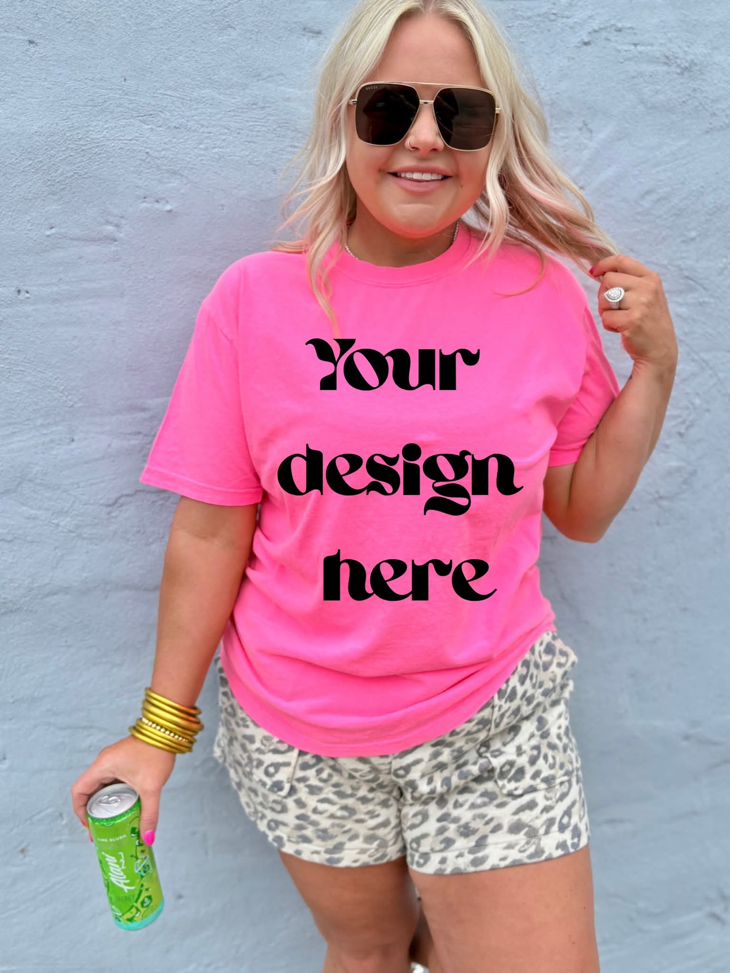 Neon Pink CC MOCK