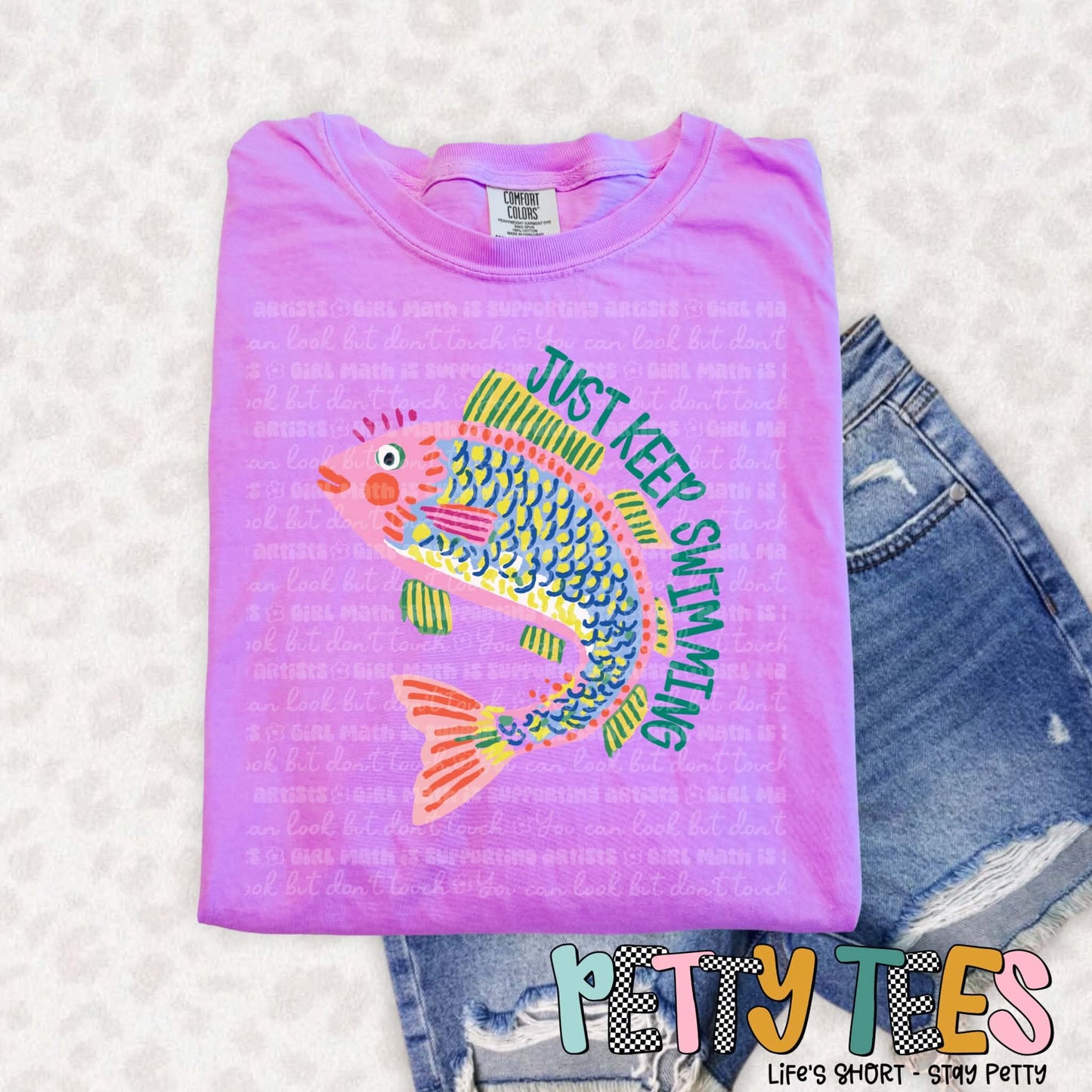 Keep Swimming/ NEON VIOLET
