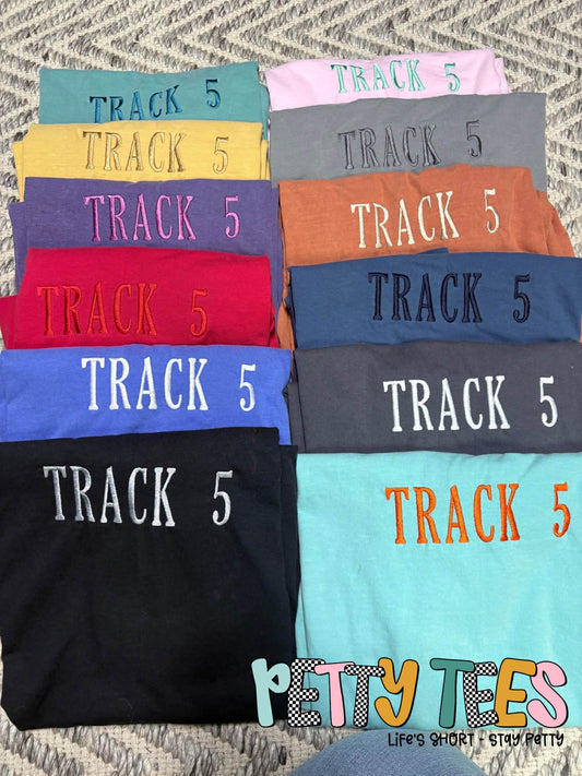 Track 5 EMBROIDERED TEE