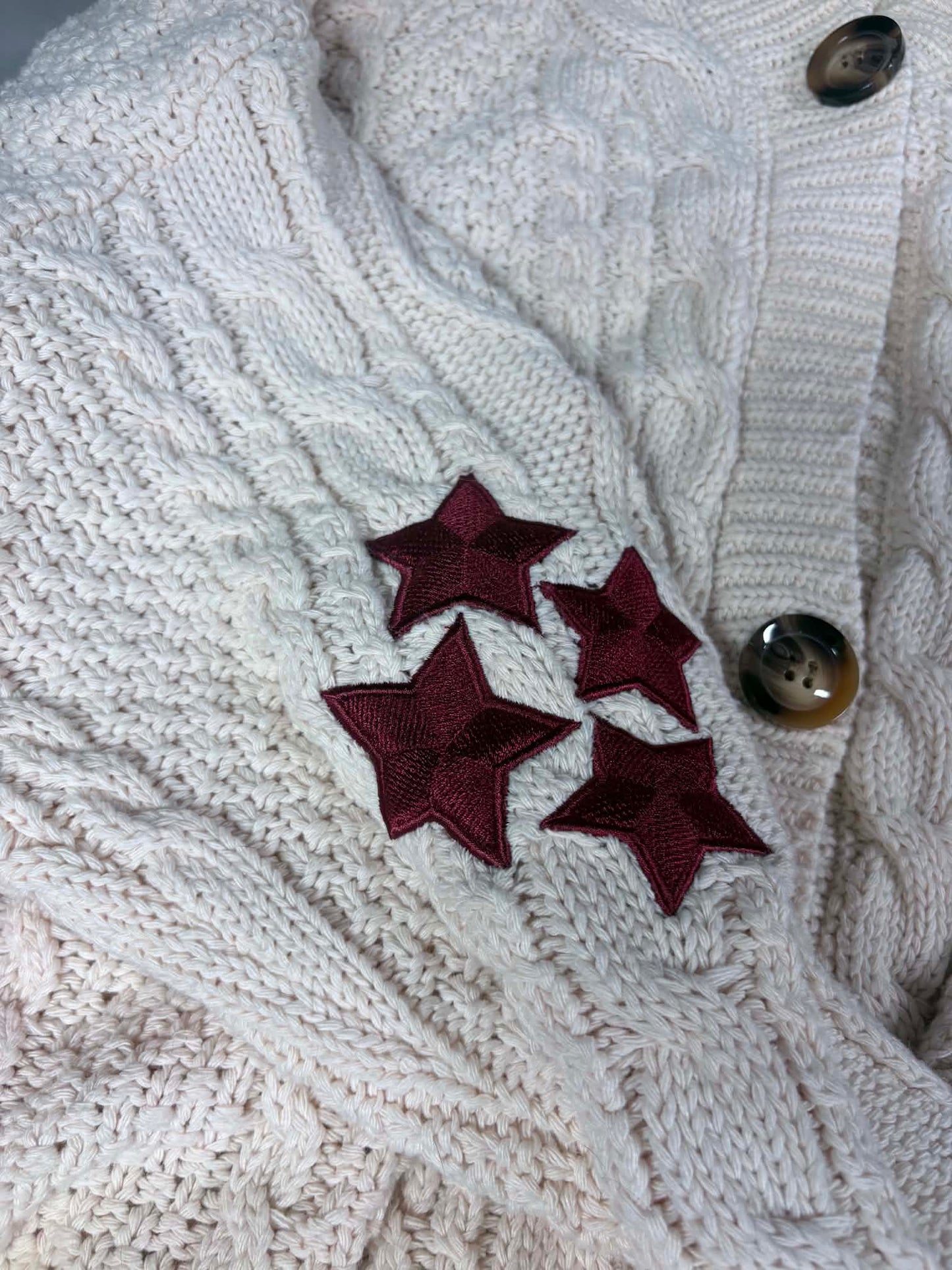 Red Cardigan THRIFTY FINDS