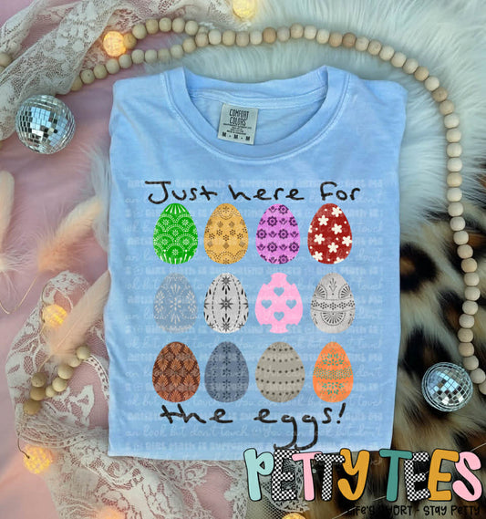 Here for the Eggs/ CHAMBRAY