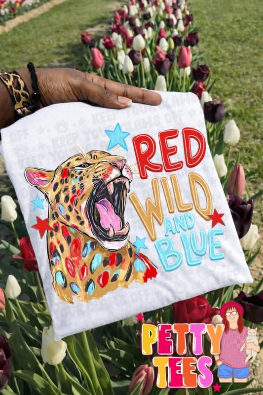 Red Wild & blue