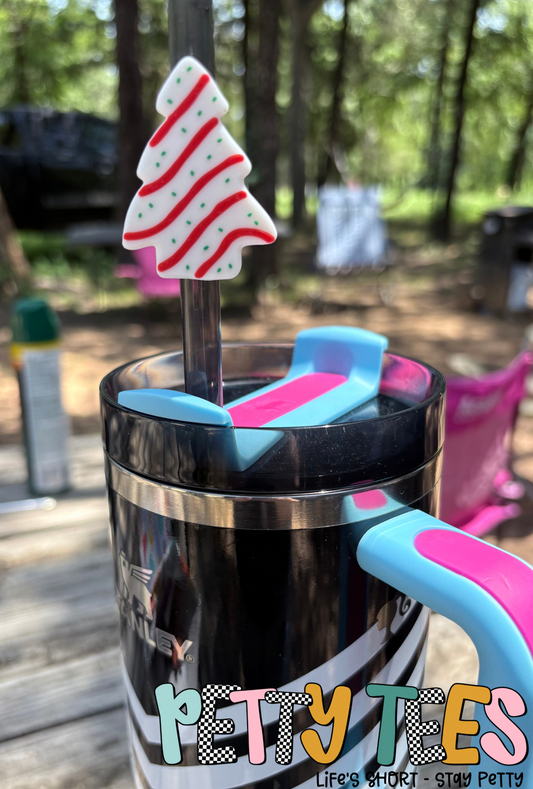 Christmas Straw Topper