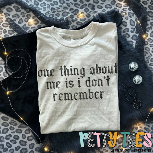 One Thing