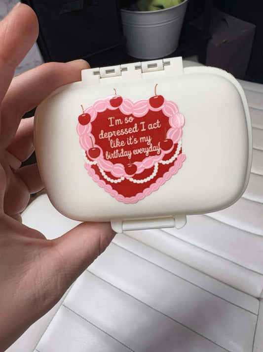 Birthday (pill holder)