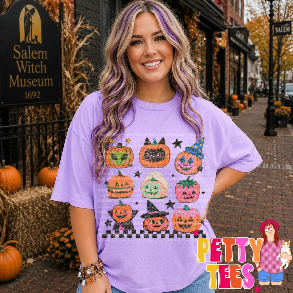 Vintage Pumpkins/ NEON VIOLET