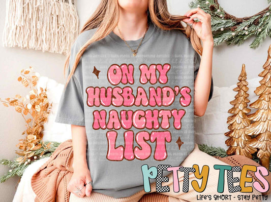 Husbands Naughty List