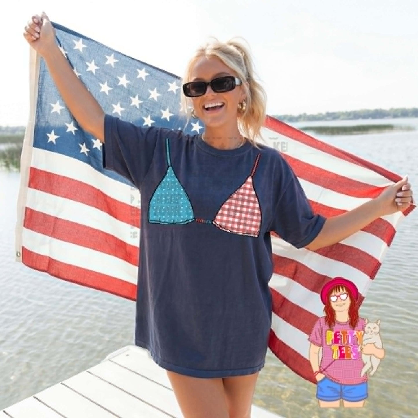 Merica Bikini/ NAVY
